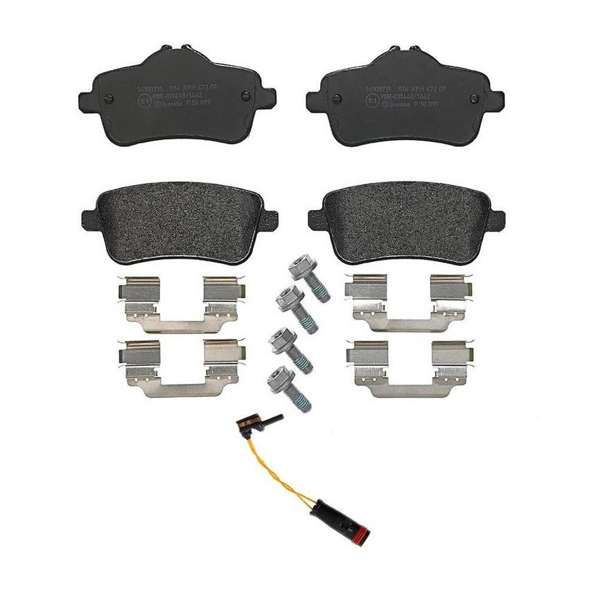 Brembo Brake Pad Kit - Rear (Low-Met) (with Sensor)